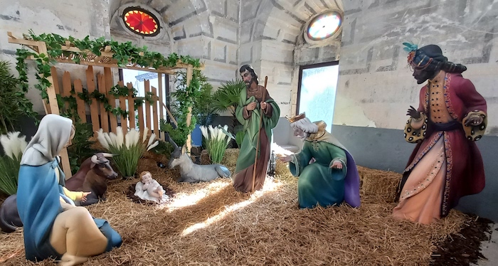 Belén navideño en el Hospital de Santiago de Úbeda
